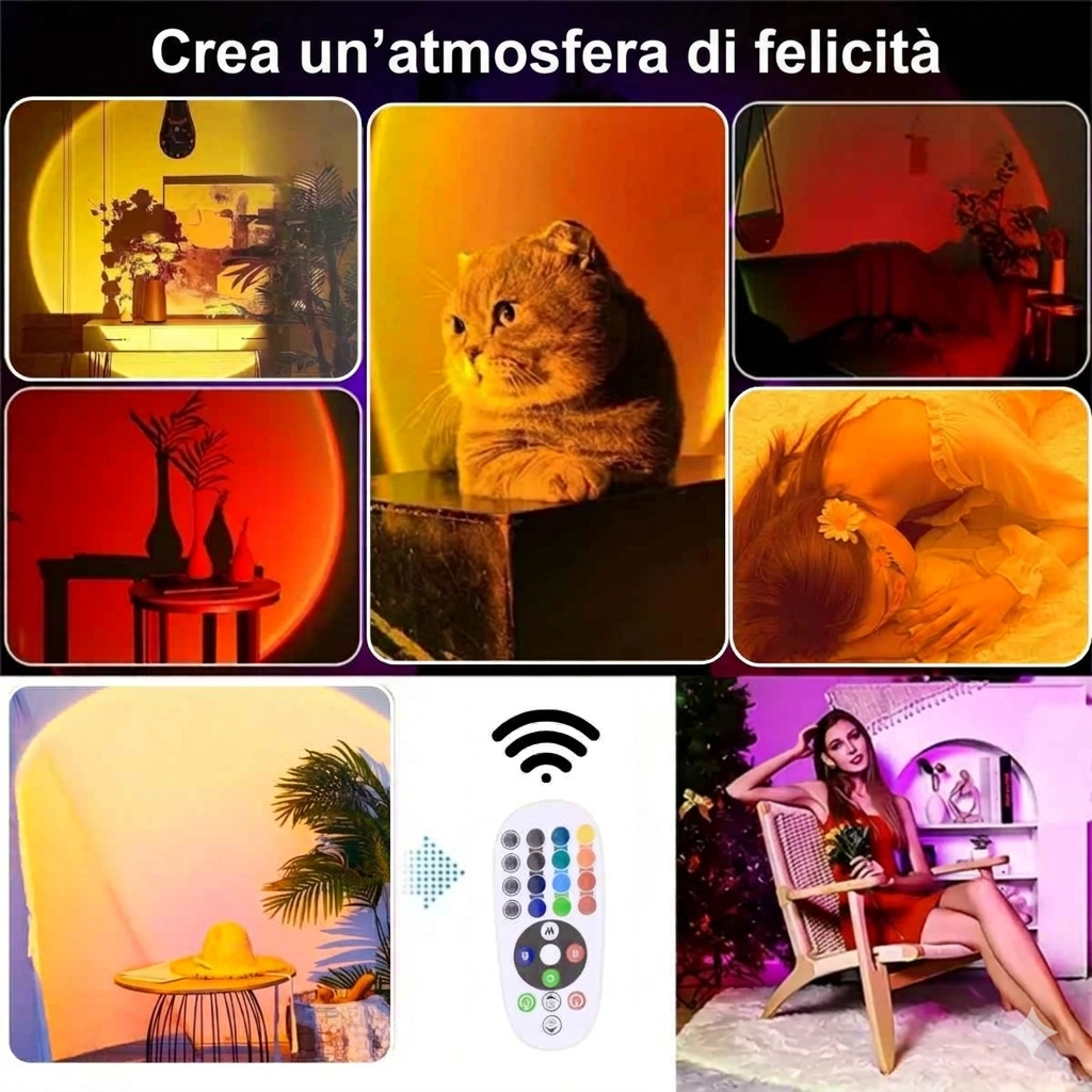 Sunset Lamp - Malika